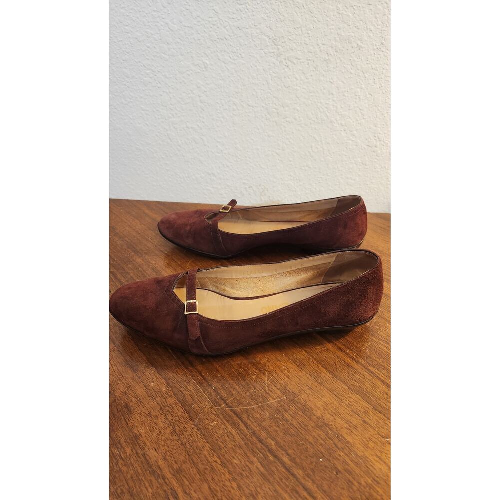 Salvatore Ferragamo 2000s Vintage Audrey Ballerina Flats - Picture 2 of 9